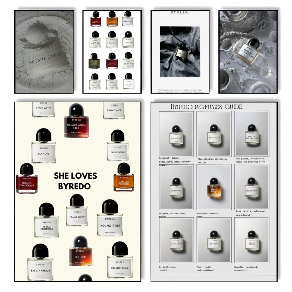 Home Fragrance Byredo - Fragrance B-ByredoS Poster Self-Adhesive Stylish Art