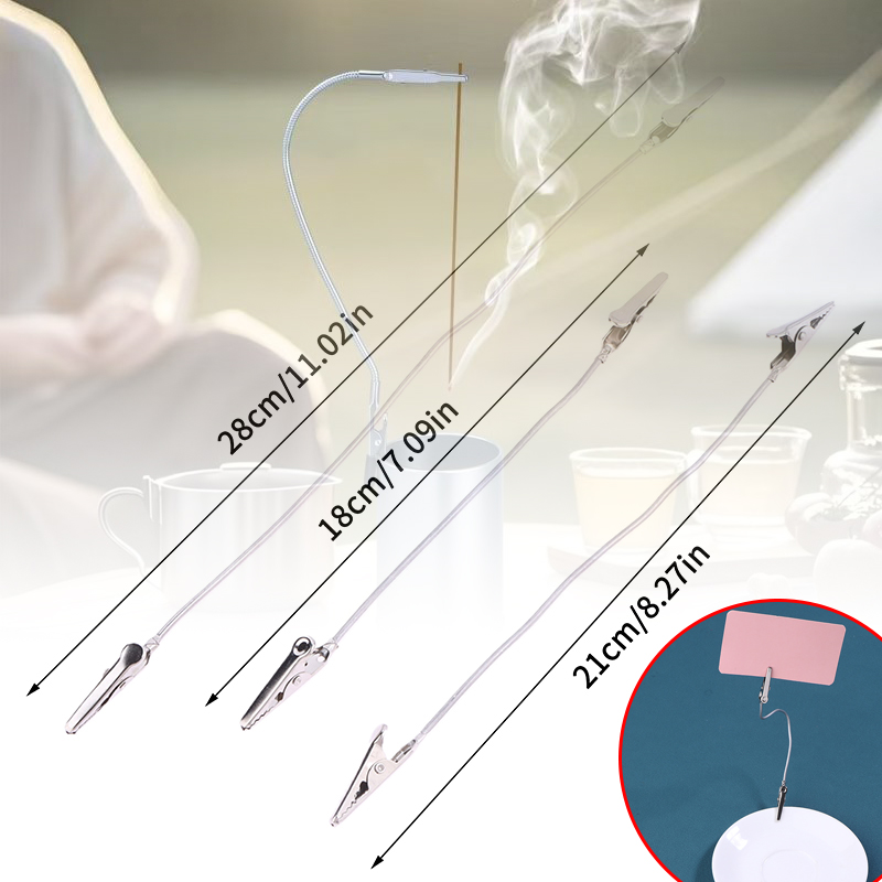 Home Fragrance Us - 10Pcs Double Headed Metal Incense Clip