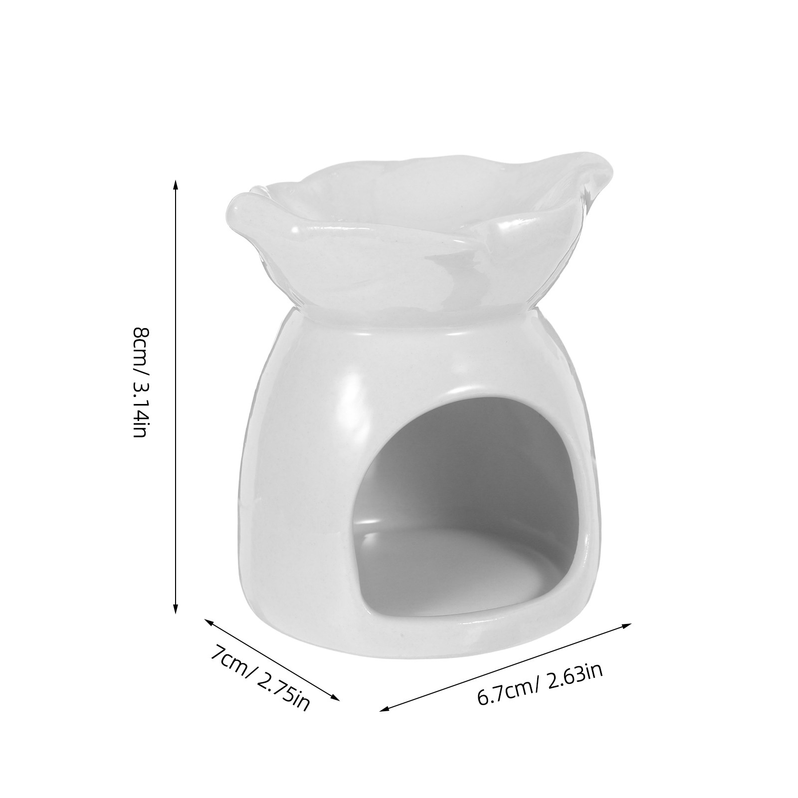 Ceramic Holder Elegant Leaf-Sh - огляд і ціна Home Fragrance Oils For Diffusers