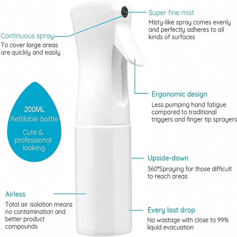 200ml High Pressure Hairdressi - огляд і ціна Room Spray Bottle