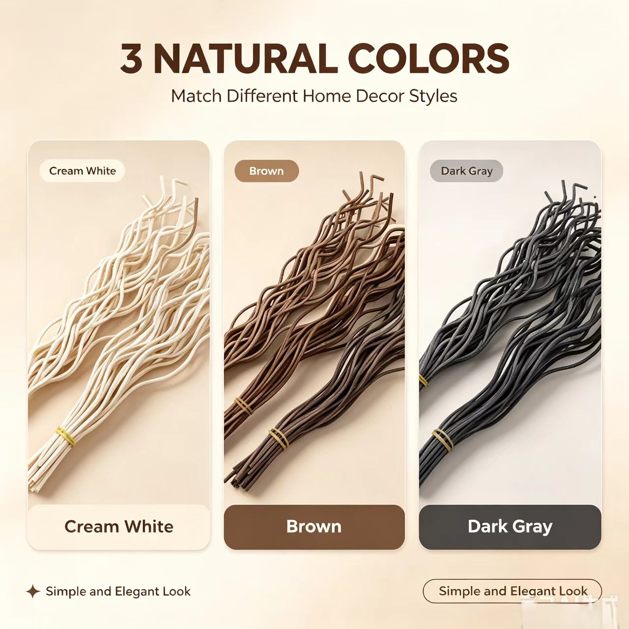 20Pcs Long Wavy Rattan Reed Di - огляд і ціна Home Fragrance Collection