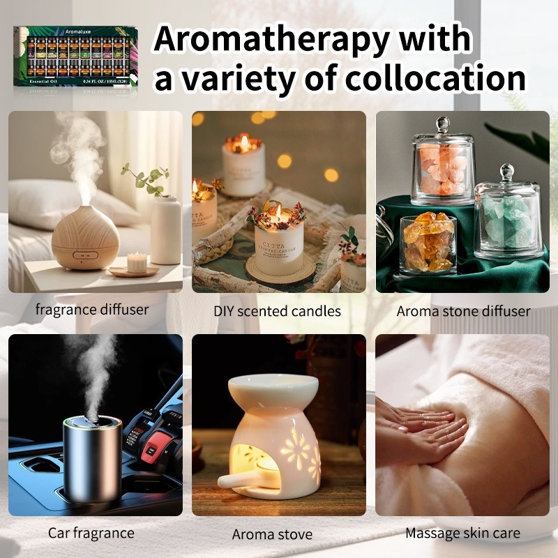 20 Kinds Aromatherapy Essentia - огляд і ціна Home Fragrance Lavender